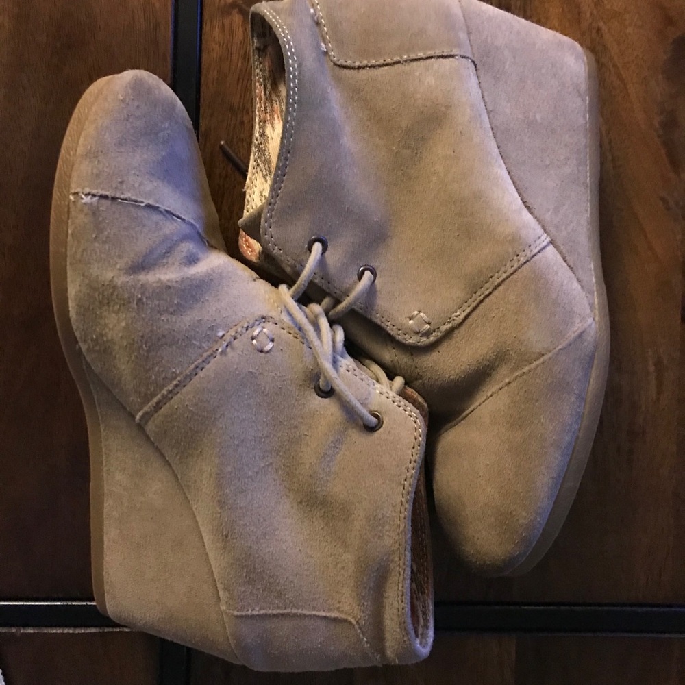 Toms wedge suede boots - Picture 2 of 10